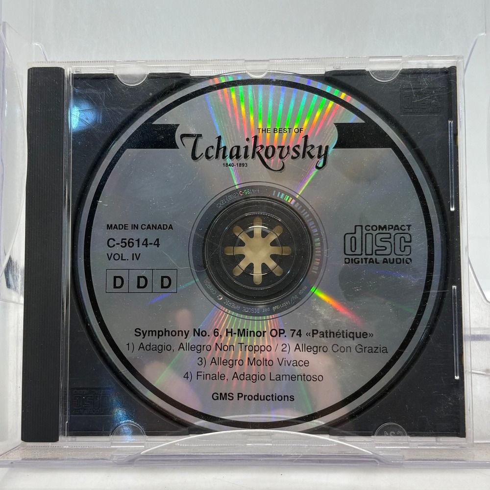 The Best of Tchaikovsky Vol IV Symphony No 6 Pathetique CD C-5614-4 GMS Madacy